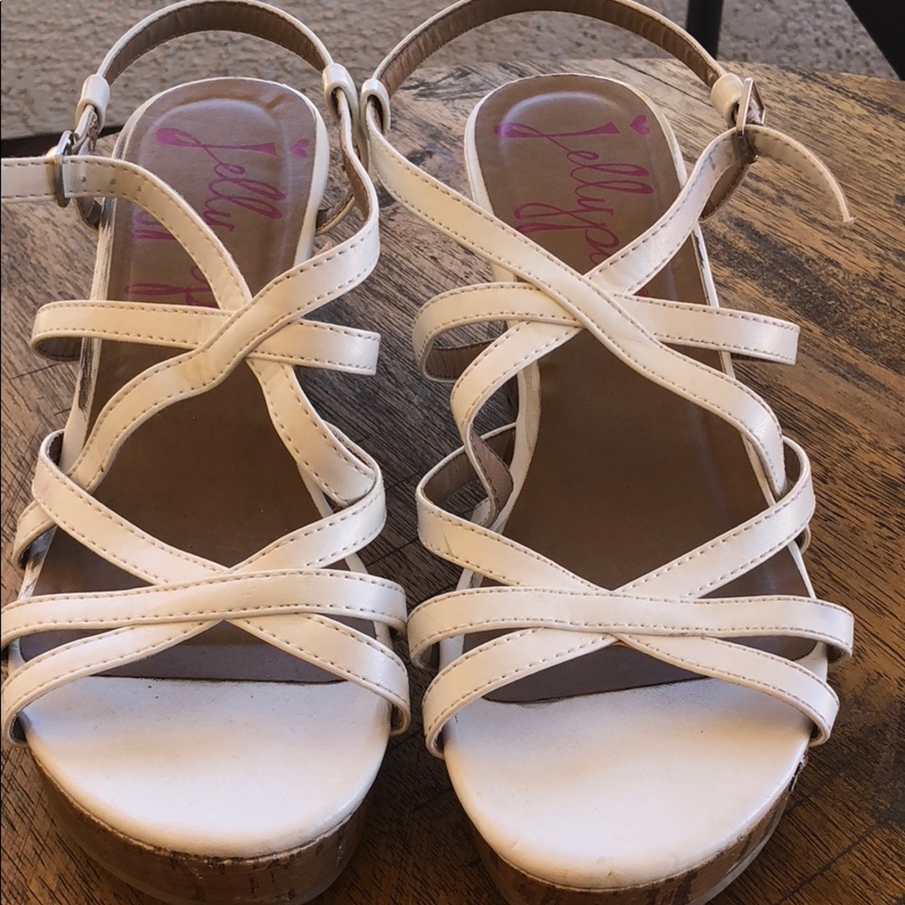 Fun summer wedges